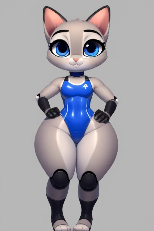 Disney, Zootopia, Judy Hopps nude enormous massive gigantic big large fat breasts andenormous massive muscular legs, rabbit, female, animal, enormous mammal, furry, rabbit head, rabbit ears, gray ears, gray fur, gray color, white belly, white chin, gray arms, gray hands, gray legs rabbit, gray legs, rabbit feet, gray feet, wide hips, gigantic milking breasts, rabbit tail, short tail, tight leotard, black leotard