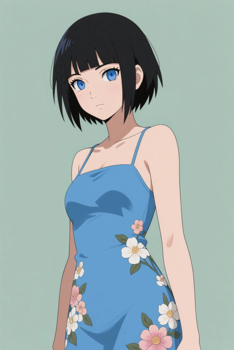 best quality, masterpiece, highres, solo, {kurosaki_honoka_encouragementofclimb:1.15}, black_hair, short_hair, blush, blue_eyes, closed_mouth, choker, crown, dress, earrings, jewelry, 1girl, bare_shoulders, strapless, mini_crown, camera, elbow_gloves, gloves, strapless_dress, white_gloves, holding, looking_at_viewer, bangs, blue_dress, collarbone, holding_camera, alternate_hairstyle