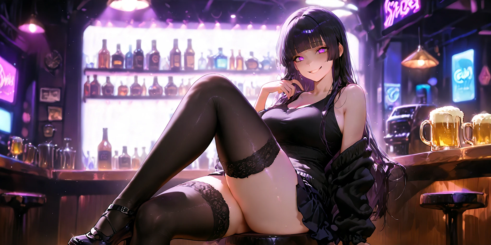 aki Nishikino、(club with bright lights)、(sitting on a red sofa), 40 year old mature woman wearing kinky underwear, (((My panties are soaked with semen.))), sit on a chair with your legs wide apart.、M-shaped legs、best quality, thighs、laugh, blouse,black bra、black panties, thighsと股間が蒸れてる 、big ass、太いthighs、Woman feels sexually aroused、(((club with lights))), reach orgasm, Big tits and ass, Lethargic expression after orgasm, (Sitting with knees wide apart), ((crying very much)), Big tits and ass, (((thighs 사이를 완전히 벌리고 있다))), ((My whole body is wet with water.))