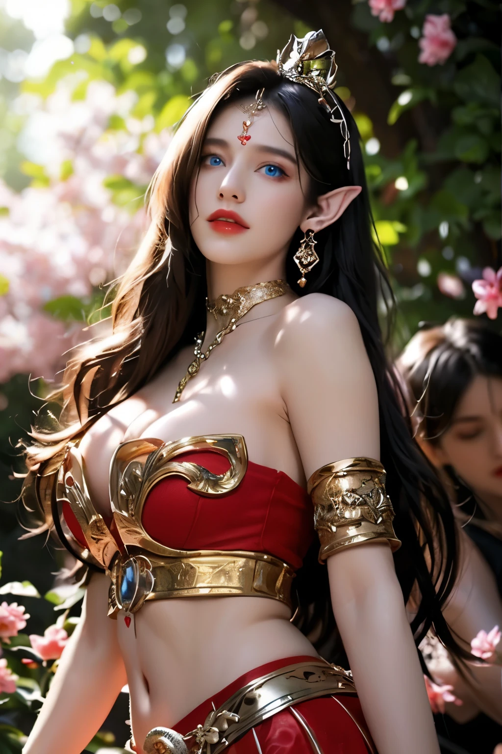 When you leave the jewel cave, a goddess awaits you