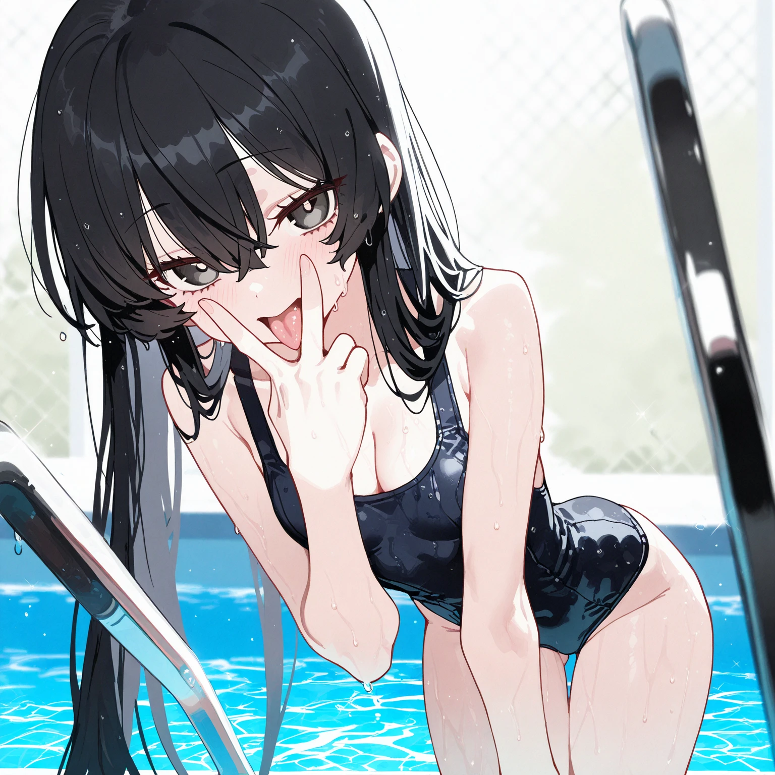 <lora:partially_underwater_shot_v0.2:1>
1girl, (partially submerged:0.9), sitting, on floor, pool, wading, splashing, phone, bikini,, masterpiece, best quality, highly detailed