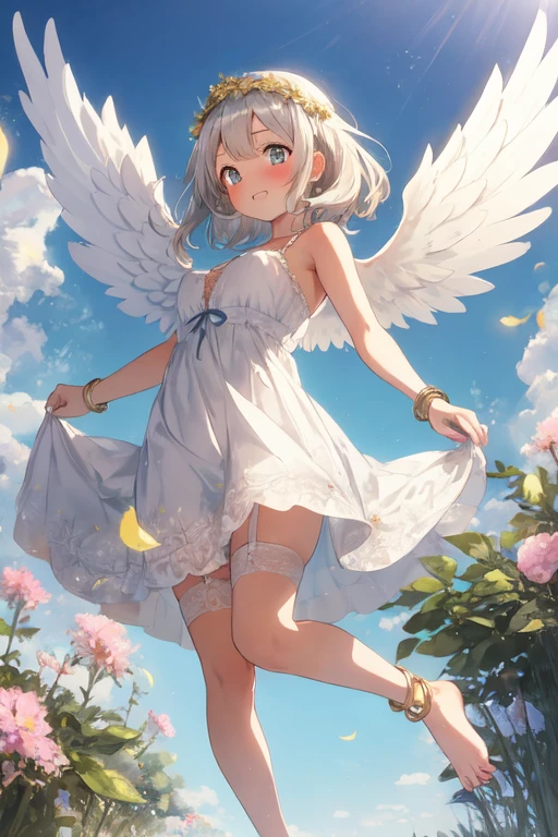angel real beautifull , uriel in a sky