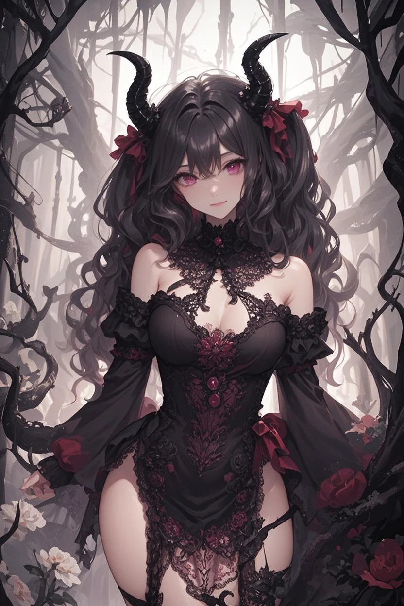 best quality,masterpiece, 1 girl, alone, model shoot, Astonishing, Alina, (((wearing underwear))), antlers, deer ears, Look at users, Smile, blush, hairpin,(( braid)), hair accessories, ((hairpin)),