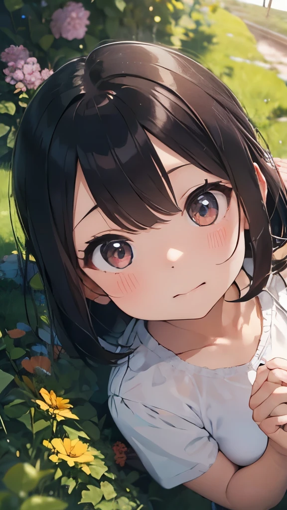 ((6year old girl:1.5)), Girl in 1, Lori, Petite girl, Complete anatomy, Whole body, children body, Child, Super cute, garl, Little girl, Beautiful Girl, beautiful shining body, Bangs,Brown hair,high eyes,(aquamarine eyess), drooping eyes, Petite,tall eyes, beautiful girl with fine details, beautiful and delicate eyes, Detailed face, Beautiful eyes, beautiful shining body, smile on face, Happiness,
Whole body angle, alps, Shepherd's daughter, Mountain Girl, En plein air, alpine meadow,
Natural light,((Realism: 1.2)), dynamic far view shot,Cinematic lighting, Perfect composition, by sumic.mic, Ultra detailded, Official art, Masterpiece, (Best Quality:1.3), glint, Extremely detail CG unity 8k wallpaper, Detailed background, Masterpiece, Best Quality, (Masterpiece), (Best Quality:1.4), (ultra-highres:1.2), (Hyperrealistic:1.4), (Photorealistic:1.2), Best Quality, High quality, alta resolução, Detail enhancement,