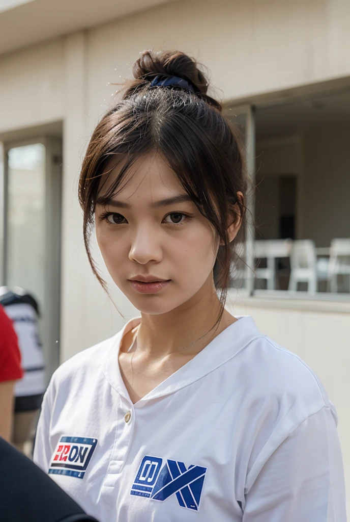 suzumemino,Hyper-detailed,hyper realistic,1girl,shirt, upper body <lora:suzumemino_loha:0.7>