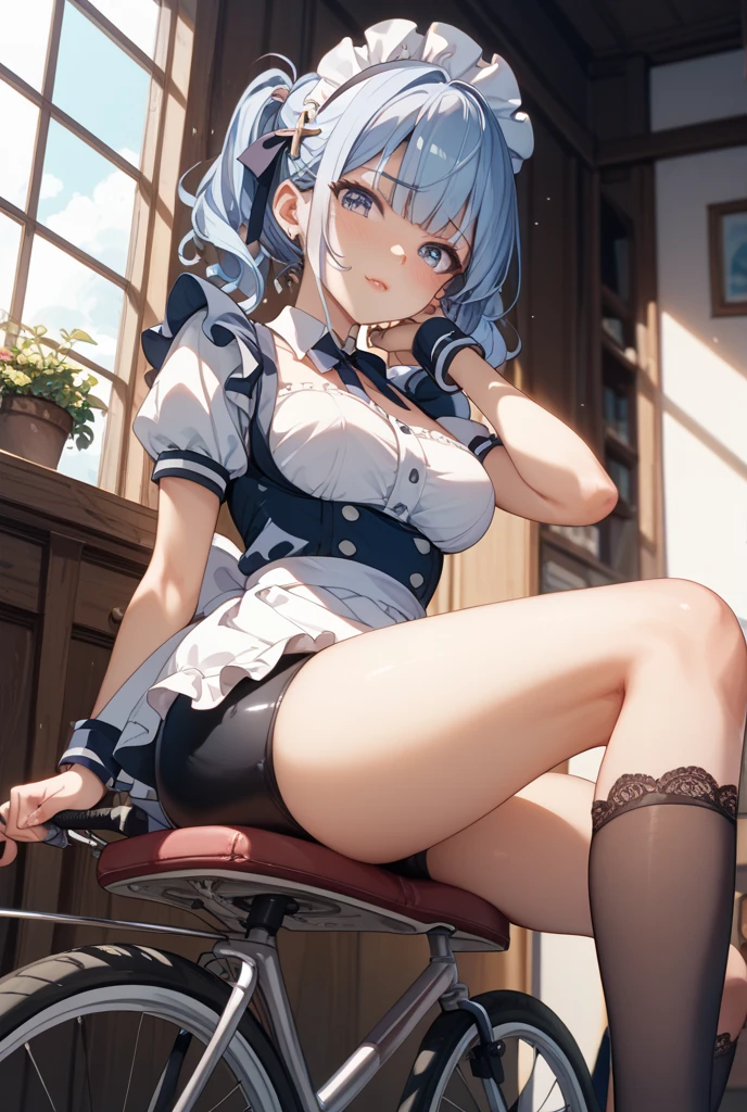8K、masterpiece、Japanese、Woman wearing glasses、Neon(nod)、from the front、smile、Childish、Small breasts、See-through underwear、night、Bedroom、Show your underwear、mini skirt