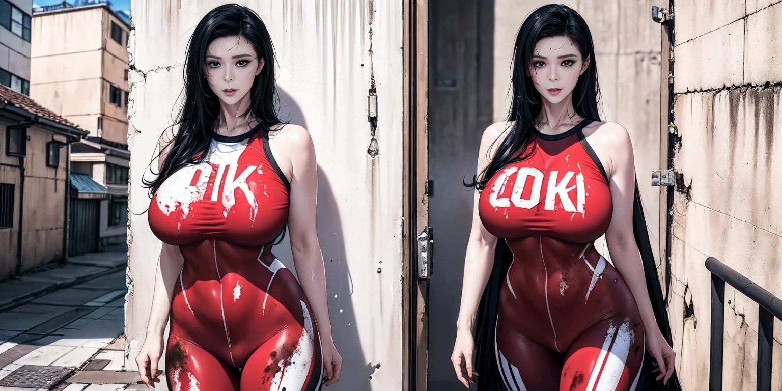 (1 woman) (((solo))) ((Anne Hathaway:Selena gomez:0.7))), very beautiful, charming face,, delightful smile, seductive smile, wearing a red crop top with Heart Printed, and a white mini skirt, thick thighs, broad shoulders, deep cliveage, big round breasts:1.4, standing outside a street vendor ((fruit vendor)), looking away ((away from camera)) shot with canon 55mm lens, f/1.8, uhd, hyper detailed, hyper realistic, uhd, professional hands and legs, wearing black gloves in hands ((( gloves))) beautiful eyes, indian makeup,