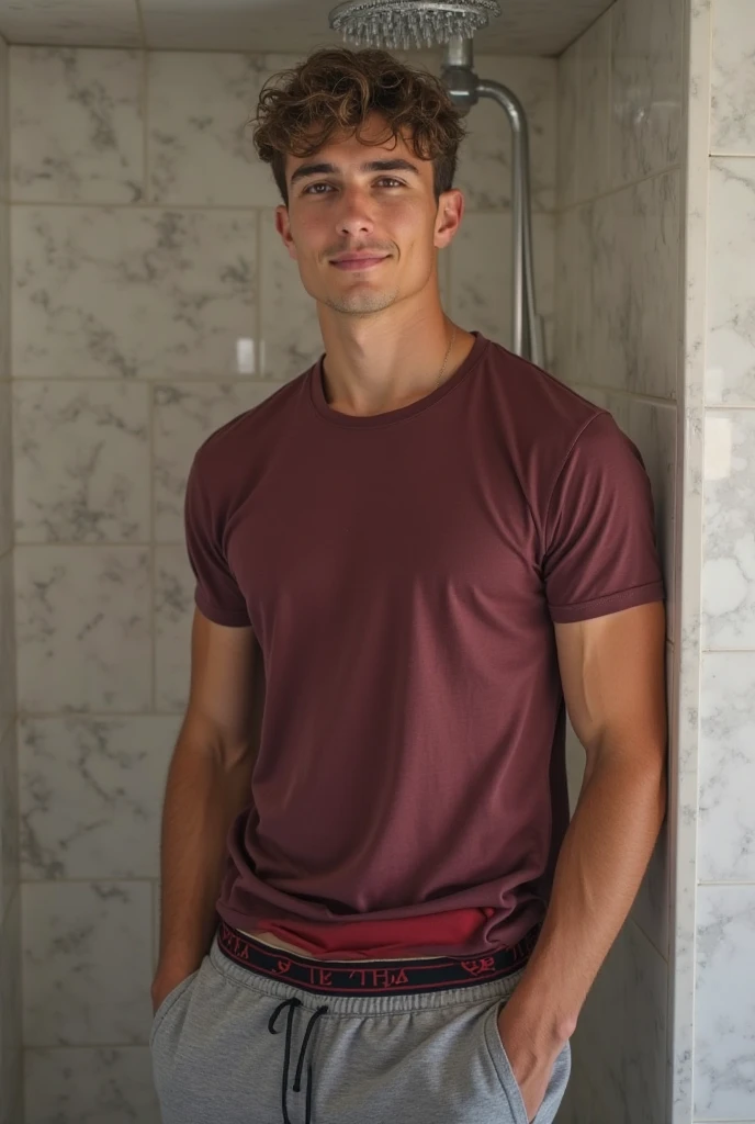 (full body) <lora:jake_dalton-04:0.75> jake_dalton, natural relaxed expression, wearing black t-shirt and khakis, standing in Lamoille Canyon in the Ruby Mountains
