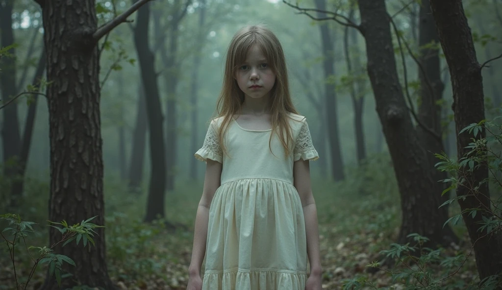 adolescent female, (body skinny:1.3)、(ssmile:1.5)、(nude:1.5)、(A is 10 years old..:1.5)、sad , pale gothic skin, smooth and silky skin,