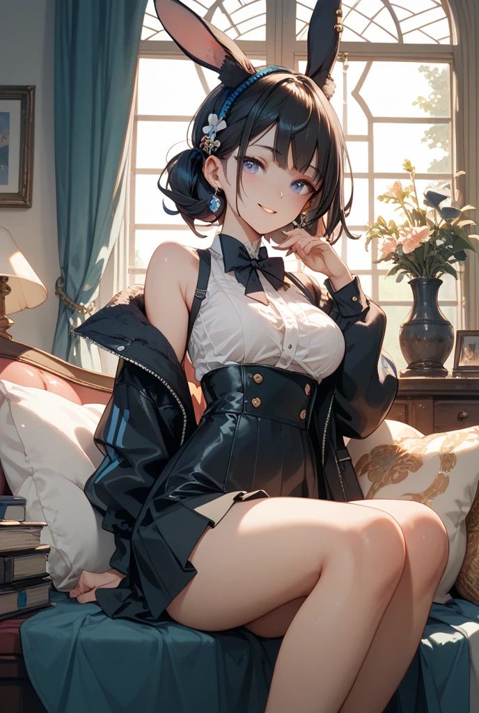 ​masterpiece、top-quality、NSFW,((1man with 1woman)), (Sitting on the sofa, vaginal,sex), ((((Insert a guy's penis into a girl's vagina))))Spread your legs apart,Wetting genitals,vaginal,SEX,selfee,bare genitals,bared  chest,teats,((((Super dark pubic hair))))、a small amount of tears from the eyes,、Sweating
Marie Rose、
Eau、Grit、Mare、Wet、
