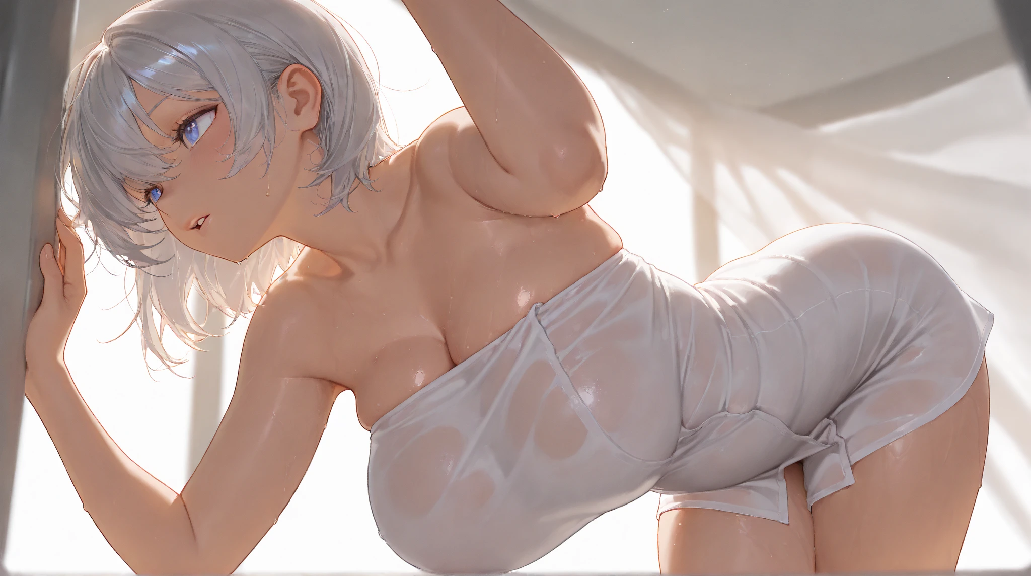 Perfect detail, Special details, highest quality, expensive, 1 Female, .View Viewer, Grey Hair, Long Hair, , Black Ribbon, Hair covering both ears, Side bang, Partially exposed forehead, Dark blue eyes, Mature Body, Perfect body, Large Breasts,Big Ass.Sweaty body, Wet body,Pussy,share、body fluid、 blush, Cleavage.Green Lace Lingerie,, necklace, Pursing your lips, A light smile, Drunk, expensiveディテール, Depth of written boundary, 1080p, 16k, Awards, High resolution, highest quality, masterpiece, 超High resolution, Anatomically correct, Super detailed,,Huge breasts、Realistic、Perfect bodyライン、aerial photograph、aerial photograph、Destroying the city with a smile、 (A giant girl bigger than a skyscraper destroys the city of Shibuya:1.5)、cute、body fluid,Eroticism Nipples Capture a city