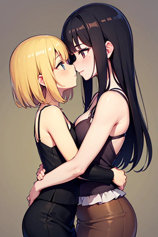 Two Women,Alpha ,Long blonde,gamma,Long Black Hair,((Touching the chest)), ((underwear)),Big Breasts, kiss, (adult), (Elf)
((My crotch is wet)),Love Hotel,My crotch is wet,Are standing,(masterpiece:1.2), High resolution, Highest quality, 8k,
