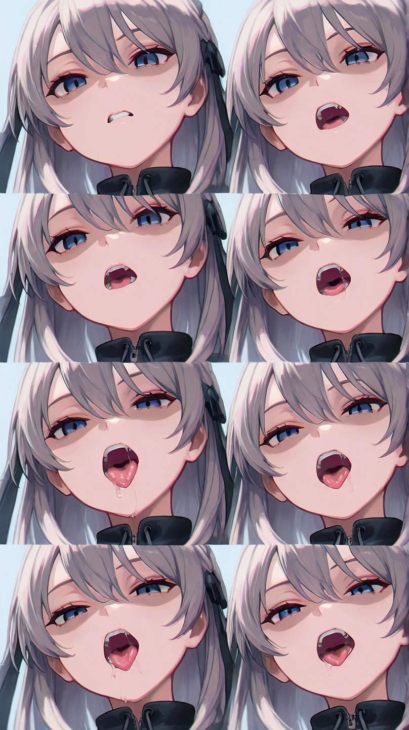 a sexy girl, white hair, in mini lingerie, in school, selfie, smile, multiple views, ray tracing, from above, fisheye, close-up, 16k, 8k, highres, best quality, award winning, high quality, high details, super detail, textured skin, anatomically correct, masterpiece