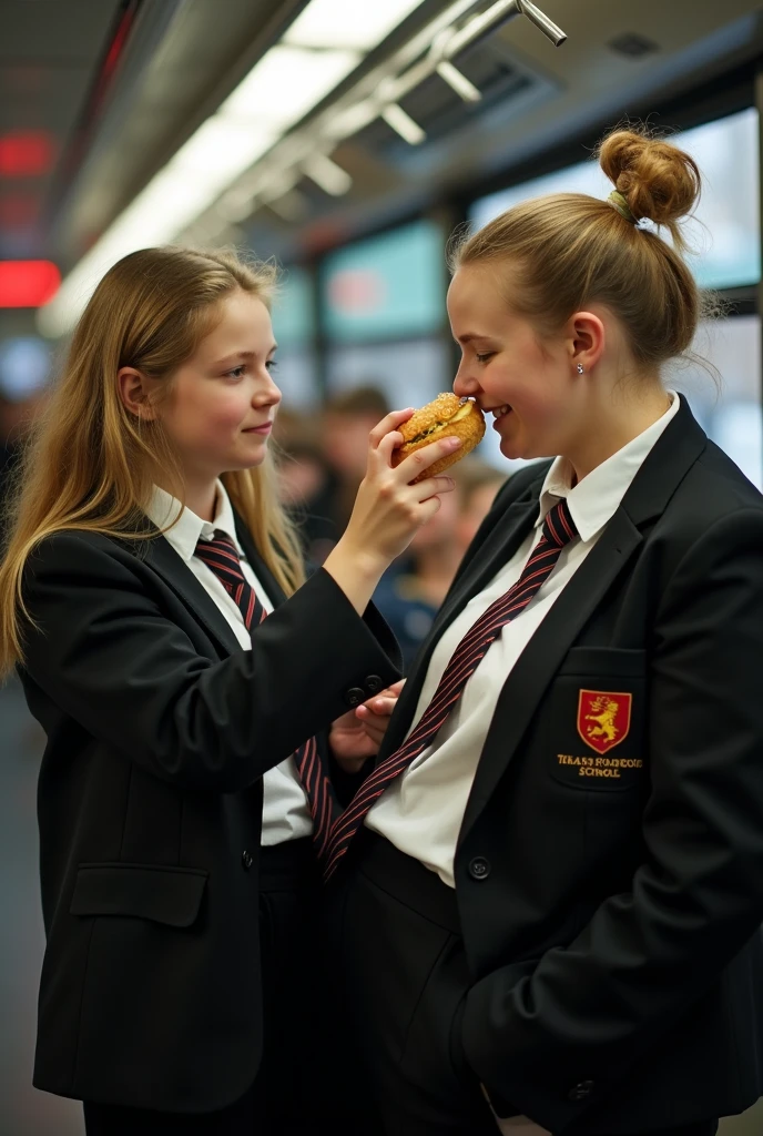 Schoolchildren sucking penises
