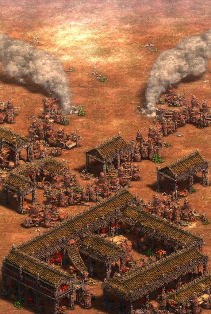 The whole map will be covered in smoke and war, this would be the deadliest battle between the Japanese, Mongols, Chinese and the Koreans. 