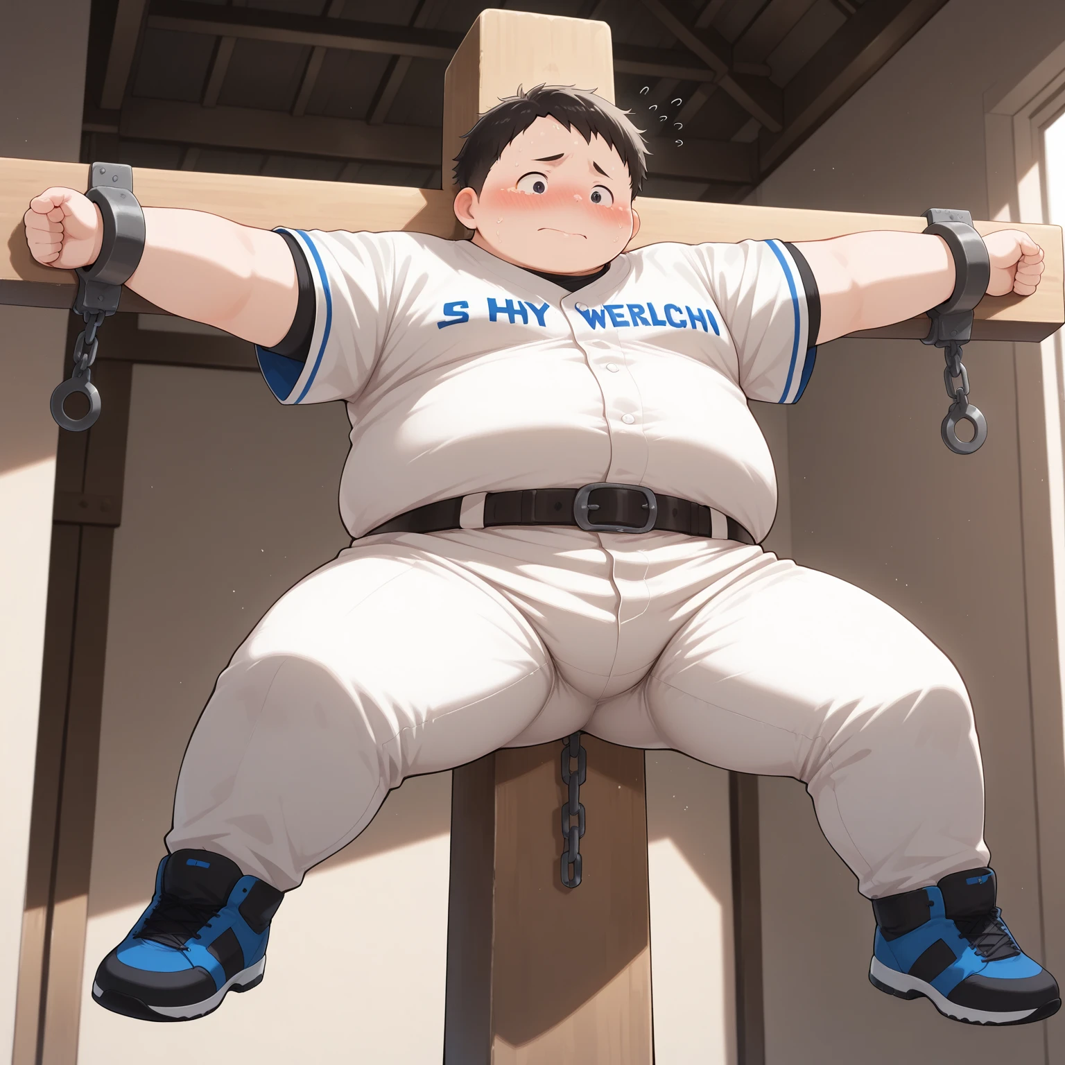 Masterpiece,Highest quality,8k,Handsome,good looking,White Tiger,Muscular,Huge muscles,White Tiger,ager face,,Little,group fucking in a train,Imminent sexual activity,cute,Japan animated style,Red hakama and a rope around the waist,tiny hand,,Grey undershirt,Huge muscles,Huge erect penis,bathe in large quantities of milk,Inner thighs