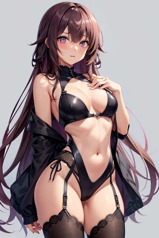(masterpiece, best quality), intricate details, 8k, artstation, wallpaper, official art, splash art, sharp focus,, 1girl, long hair, twin tails, red eyes, brown hair, , spider swimsuit suit, spider web printing, spider web, , skyscrapers, city, buildings, cars, street, full body, kneeling