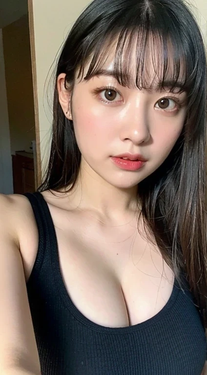 Outdoor Exposure、Big Breasts、Wearing only a black body harness、Multiple 15-year-old beauties(Japanese)、smile
