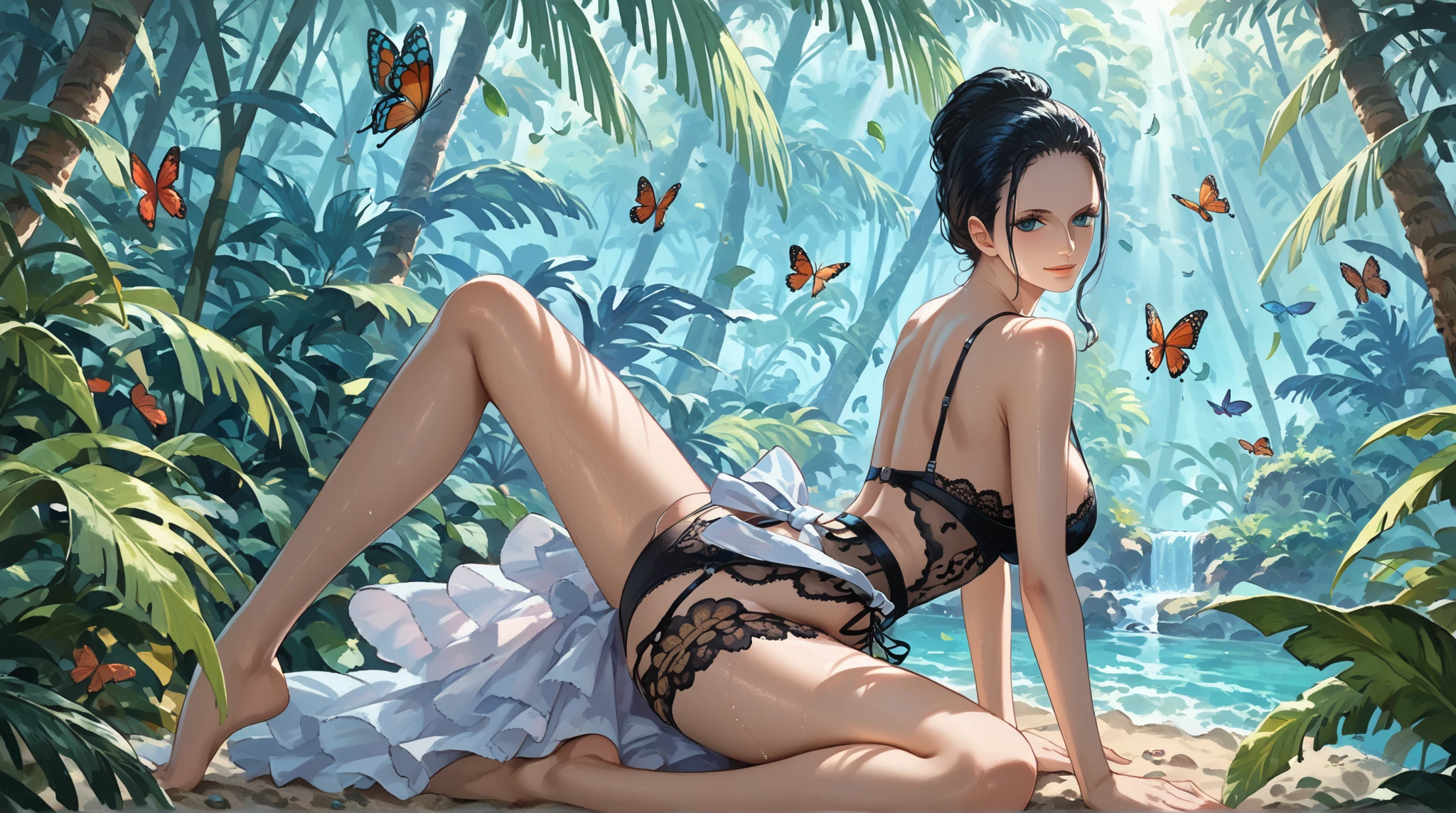 (La mejor calidad,4k,8k,Altas Resoluciones,Obra maestra:1.2),Ultra detallado,(realista,photorealista,photo-realista:1.37),Llamativo, seductor,exquisite women with beautiful and delicate lingerie, seductive lace and satin bras and panties, Provocative designs with intricate details, Curvas femeninas resaltadas, Lujosa tela de seda, Poses sensuales y juguetonas, Natural lighting that emphasizes the beauty of the body, Ambiente elegante y con clase, Colores vibrantes y atractivos, Intimate and tasteful atmosphere, fine art photography
