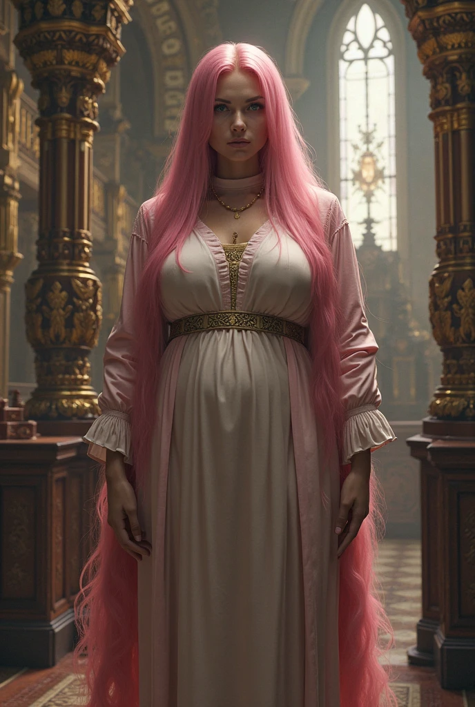 Ghost with crown dark pink
aura highlights