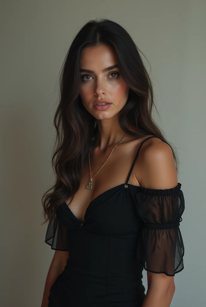Woman in tight top