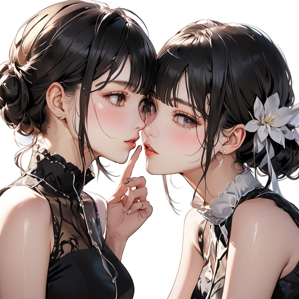 black hair, dunhuang, Raised sexy, Surrealism, anime style, anime style, ray tracing, 8k, super detail, UHD, masterpiece, textured skin, super detail, high quality, highres, high quality --auto