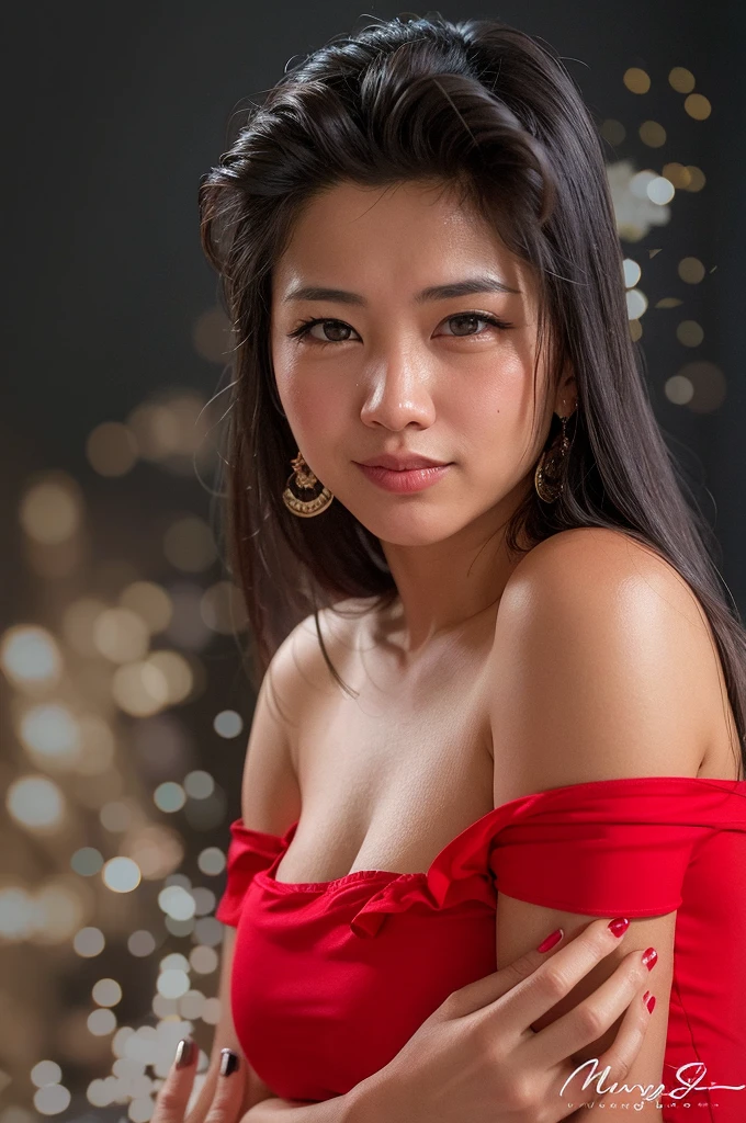 arafed asian woman in a red dress posing for a picture, beautiful asian woman, beautiful asian girl, beautiful oriental woman, an asian woman, beautiful sexy woman photo, beautiful young asian woman, asian woman, asian, asian girl, closeup portrait shot, portrait of modern darna, asian women, wearing red dress, portrait shot, a young asian woman, chinese girl