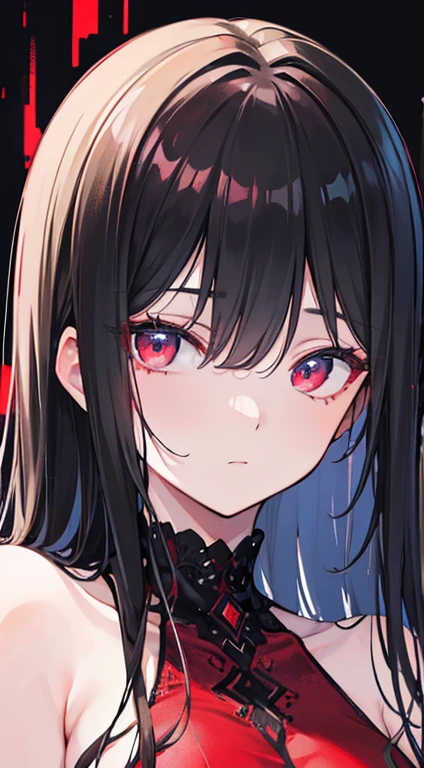 masterpiece, highly detailed, 1girl is (gobgirlz), nose:1.4, ripping the face off your mom with sharp teeth like an animal, bloodthirsty, occult,