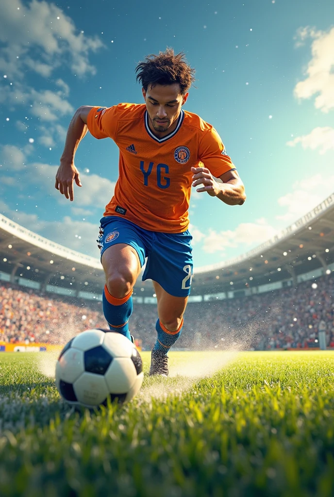 Believe me, an Argentine boy scoring a goal in a World Cup final