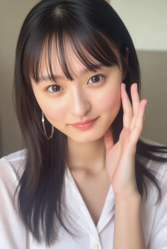 "(highest quality,8K,High resolution,table top:1.2),Super detailed,(realistic,photorealistic,photo-realistic:1.37),soft focus,18-year-old,beautiful and detailed face,Detail view,renaissance art,delicate artwork,kitchen,kitchen,teenage girl,Gentle milk dripping onto my chest, Bright colors,studio lighting、Brunnide",nipples are visible、beautiful bust、Not on、
