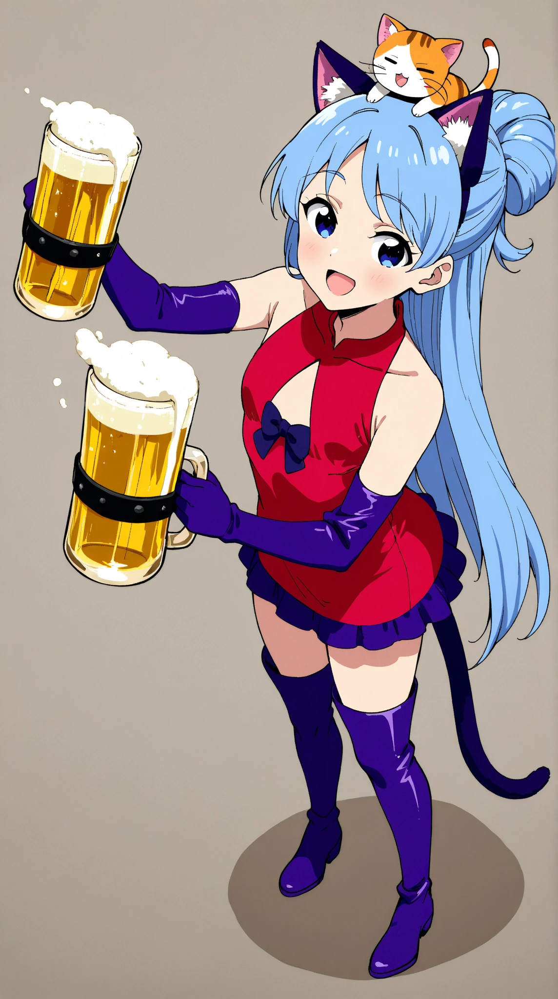 beer, beer mug, mug, alcohol, cup, holding cup, foam, 1girl, breasts, drunk, holding, drink, open mouth, drinking glass, solo, glass,disposable cup, large breasts, smile, looking at viewer, sitting, drinking straw,iris \(mega man\)
1girl, long hair, brown hair, hat, green eyes, breasts, beret, android, hair between eyes, dress, red headwear