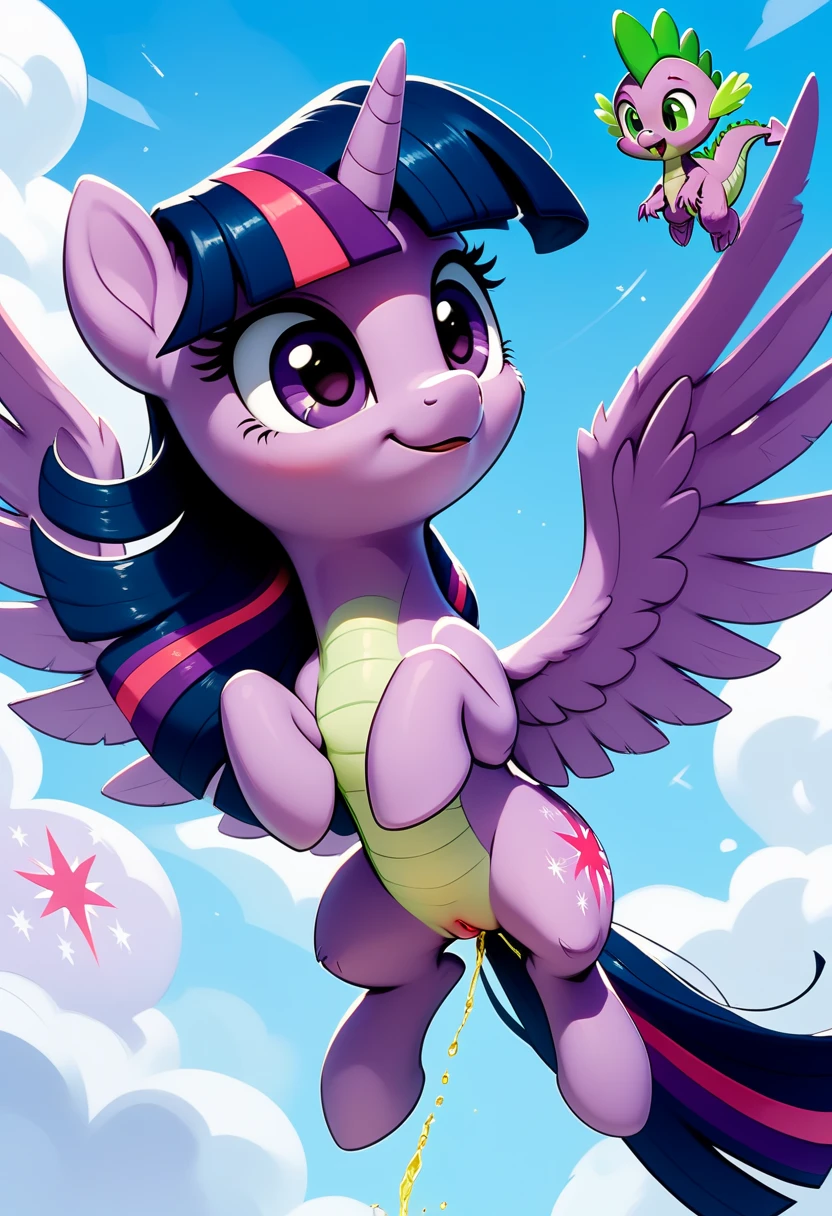Twilight Sparkle,solo,((derpibooru_p_95)), sitting, pony, open mouth, ((safe)), forest background, safe, wings, unicorn, cinematic lighting,
<lora:twilightSparkleFlat_v10:1>