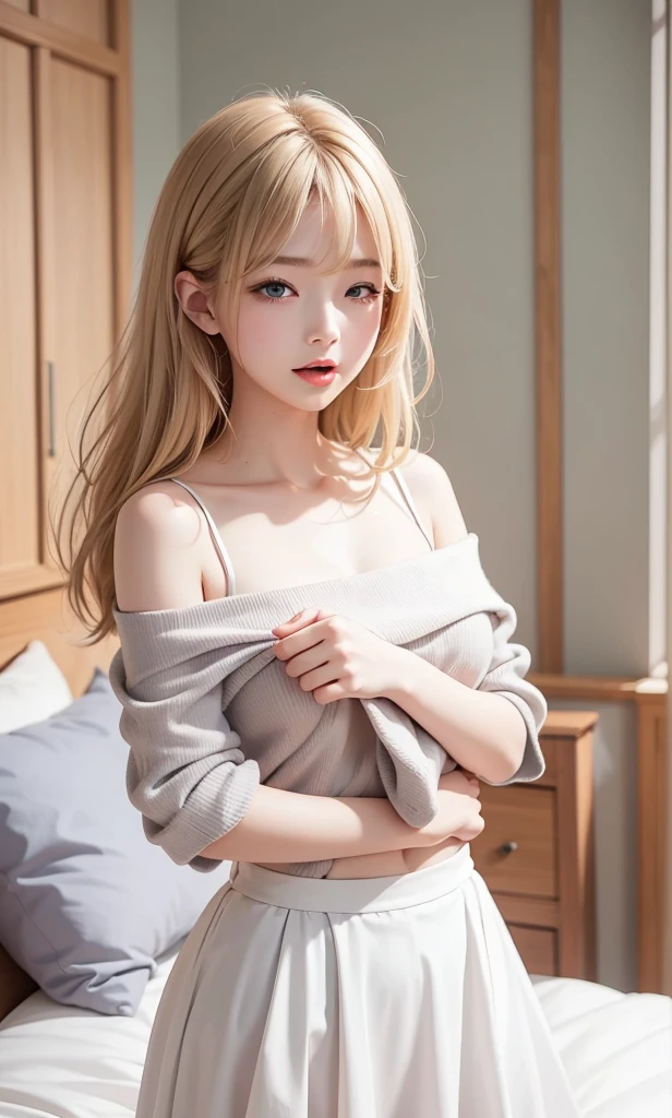 beautiful korean girl blonde