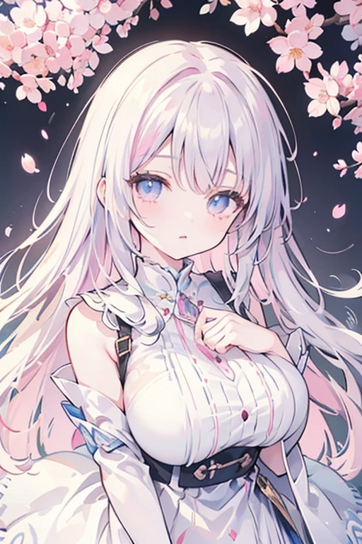 anime girl, (Big smile), (whole body), (Long white hair), (Hair in one eye:1.2),Enchanting anime girl, Best anime 4K, wallpapers, Attractive anime girl, 4k anime wallpaper, 4K Manga Wallpaper, Detailed digital anime art, Anime Best Girls, Beautiful Anime Girls, Detailed anime artwork, Beautiful and attractive anime women