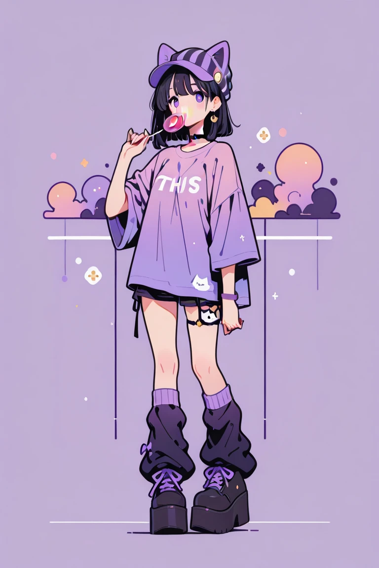 Clean background、Stand upright and symmetrically, Show Viewer,1 female,Black Hair, ,,Good style,,(look forward to)(((Blushing、Surprised expression)),Frameless Glasses,blue eyes,(((Evenly space your bangs)))Full body image、look forward toいる、Stand upright and symmetrically,Show Viewer,Full Body Shot, Wide-angle,T-Shirts