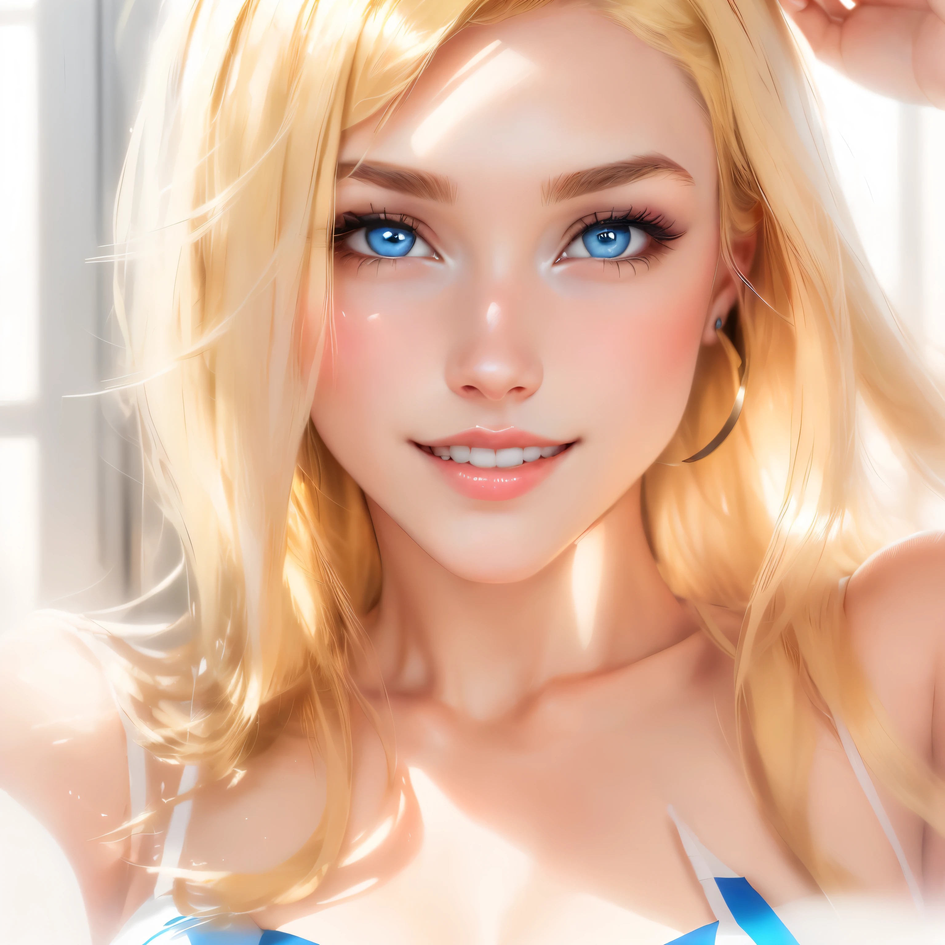 beautiful detailed eyes, beautiful detailed lips, extremely detailed eyes and face, long eyelashes, portrait of a busty woman, best quality, 4k, 8k, highres, masterpiece:1.2, ultra-detailed, realistic, photorealistic, photo-realistic:1.37, HDR, UHD, studio lighting, ultra-fine painting, sharp focus, physically-based rendering, extreme detail description, professional, vivid colors, bokeh, detailed face, hyper realistic, stunning, sensual, voluptuous, alluring, elegant, porcelain skin, seductive, pechos enormes, body complete