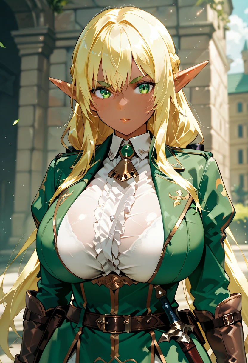 Imagine the character Ippan Josei without underwear from the anime My Hero Academia (Let us remember that The Ordinary Woman is a very tall woman, fox-like, with a curved figure. She has blonde hair that reaches just to her shoulders., and a single lock of it runs down the right side of her face. He has big blue eyes with thick eyelashes and pointed ears., as well as green fur and a white furry underside)
