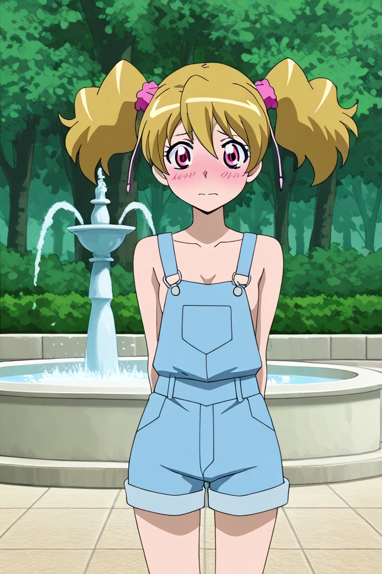 , アニメ, Petite little small junior body, Small breasts, Small breasts, Small breasts, topless, topless, topless, Nipples are visible, Nipples are visible, Nipples are visible, Large nipples, Milking, Kasugano Urara, blonde hair, twintails, pink scrunchie, brown eyes, , purple jacket, cropped jacket, red bowtie, blue dress, short dress, pleated dress, little small junior body, smile, Small breasts, Small breasts, Small breasts, topless, topless, topless, Nipples are visible, Nipples are visible, Nipples are visible, Large nipples, Milking,