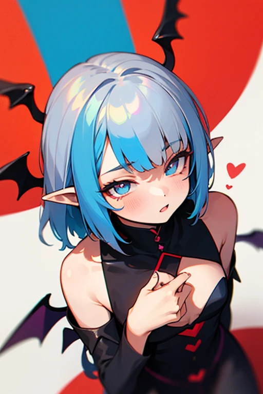 ((naked, completamente naked,  demonstration, lascivious face, Latex bodysuit, riding comforter, Cumming duro, dildo inside the vagina, cum from dildo)), (((NSFW))), ((medium tits)), realistic art, extremely delicate and beautiful, ultra detailed, (1 girl), ((a blue eye 1:3, a pink eye 1:3, Detailed light, illustration, dynamic angle, depth of field, ((((mqmf)))), female, ((Blue/pink hair 1:3, multicolor hair 1:2, rainbow hair 1:2, hair with blue highlights, (Horse tail), hair ornament, hair flower, flower, make up, braid, SMILE)), ojos de devil, fangs, pale white skin, (((Best Quality, tall girl, (skin bleeding), (blurred background:0.6), (casual but elegant, ((devil Horns)), ), gorgeous, (short hair:1.5), soft lighting, wind, (Front light:1.5), surprised, choker, SMILE, jewelry, earrings))), (ultra high resolution, Best Quality,), (8k, photo and gross, Best Quality, Masterpiece), technological sense, Best Quality, Masterpiece, illustration,CG ,Unit ,wallpaper, Official Art, amazing, finely detail, an extremely delicate and beautiful,extremely detailed, Very detailed, sharp focus,rich background, (real person,Photography), ((very detailed skin)), ((( , (crazy eyes:1.3), (with wide open eyes:1.2), (bright Eyes), (devil) ))), (((a close-up of a person with a strange face and nails, anime girl gothic maiden, gothic - cyberpunk, cyberpunk horror style, gothic art style, detailed digital anime art, gothic art, chica anime devil, gothic girl face, 4K anime style, Dark art style, anime ciberpunk, gothic aesthetic, 18 year old anime gothic girl, gothic horror vibes)))
