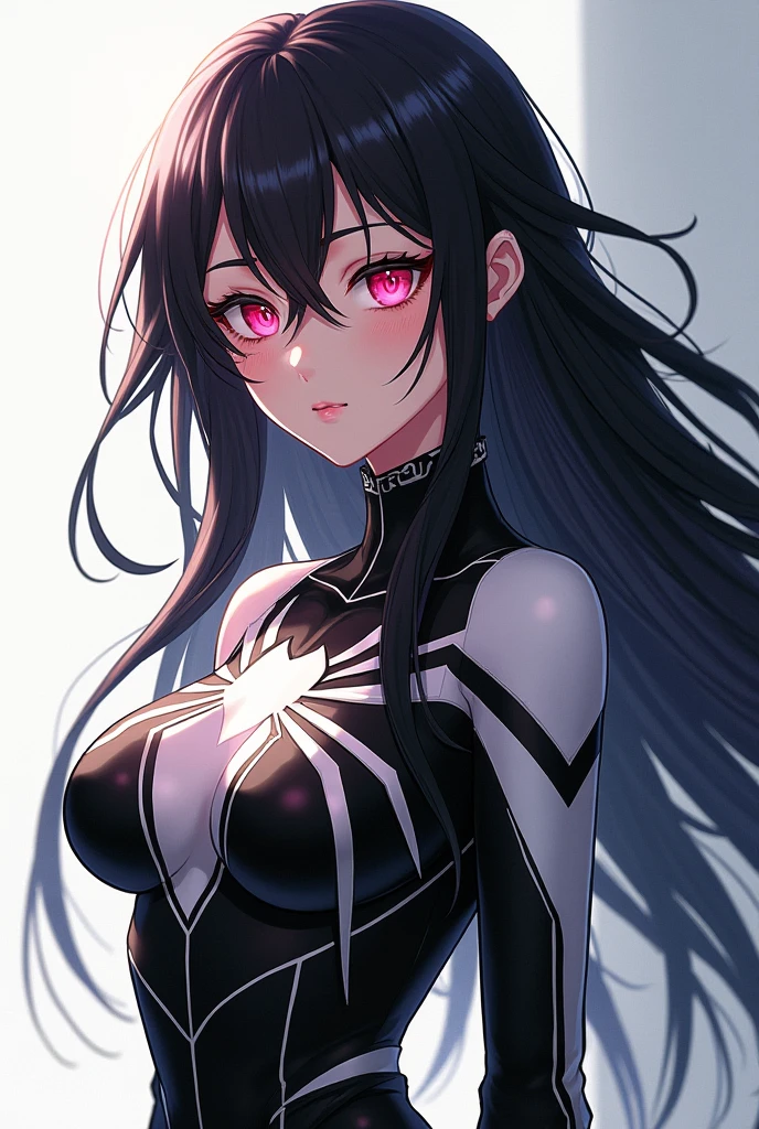 8k,highres,absurdres,masterpiece,best quality,(ultra realistic,32k, masterpiece:1.2),(high detailed skin:1.1),( high quality:1.1),
bangs,b34n bodysuit,(bodysuit:1.2),pubic tattoo,(looking at viewer, standing,:1.1),panorama,cowboy_shot,full_shot,dissemination,scatter hair,purple eyes,(evil_eyes:1.15),glowing eyes,eyeshadow,black eye shadow,crazy_smile,yandere,(dark_persona:1.35),(glowing tattoo:1.1),slender_waist,white_background,scatter hair,b34n bodysuit,vest line,1girl,solo,groin,curvy,pussy juice,late night,floating,floating in the clouds,
