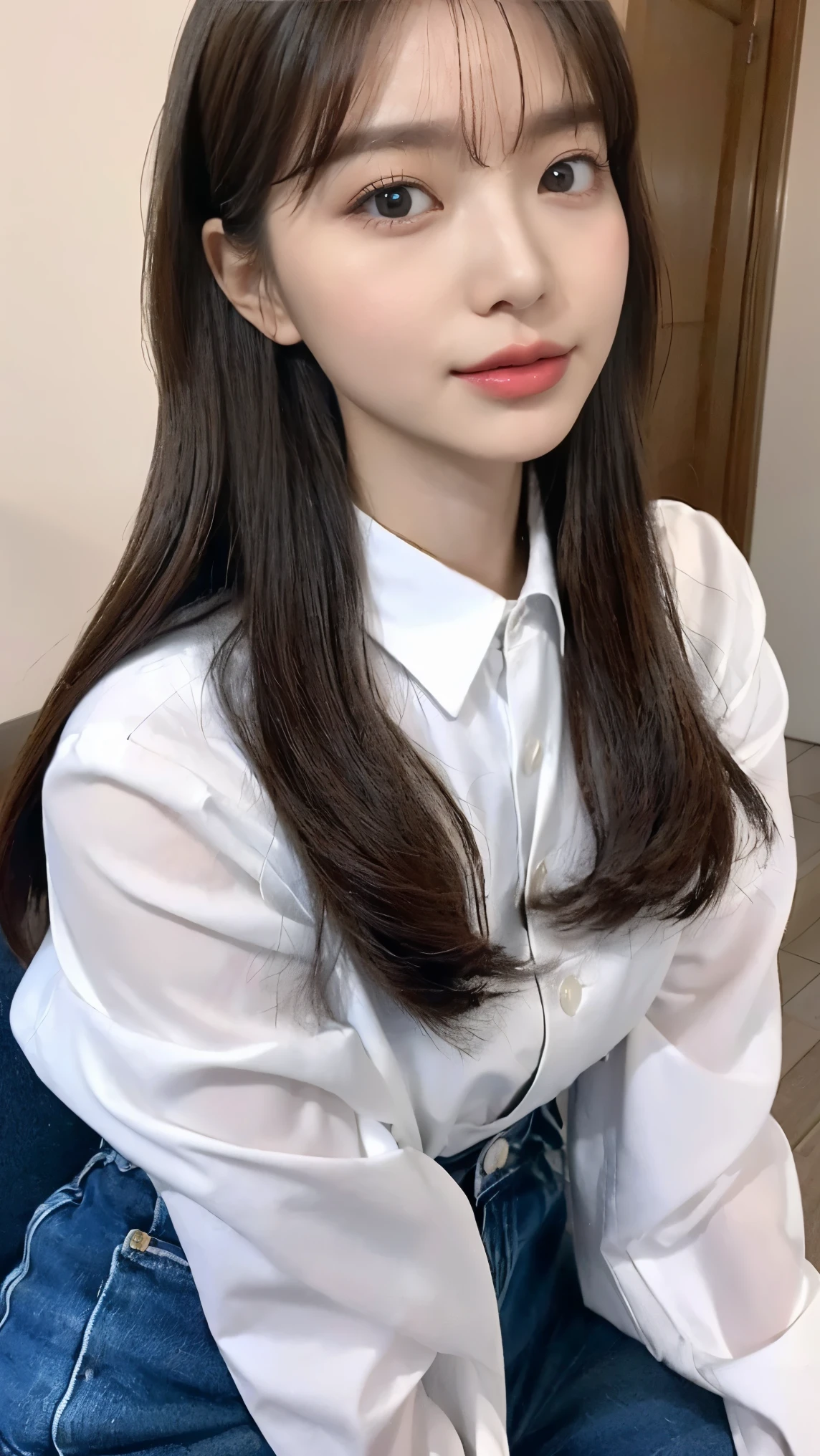 ((Best Quality, 8K, Masterpiece: 1.3)), (Uniform: 1.5), (Newsboy Hat: 1.3), Focus: 1.2, Perfect Body Beauty: 1.4, Buttocks: 1.2, (Layered Haircut: 1.2)), , (Street: 1.3), Highly detailed face and skin texture, Full body, delicate eyes, Double eyelids, whitening skin, long hair, (round face: 1.5),