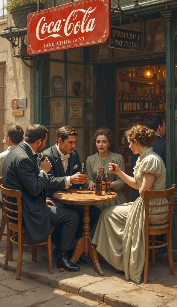 12. Rebel cafes in France
Description:
A coffee shop in eighteenth-century France, showing a group of intellectuals and revolutionaries discussing political ideas while drinking coffee.


