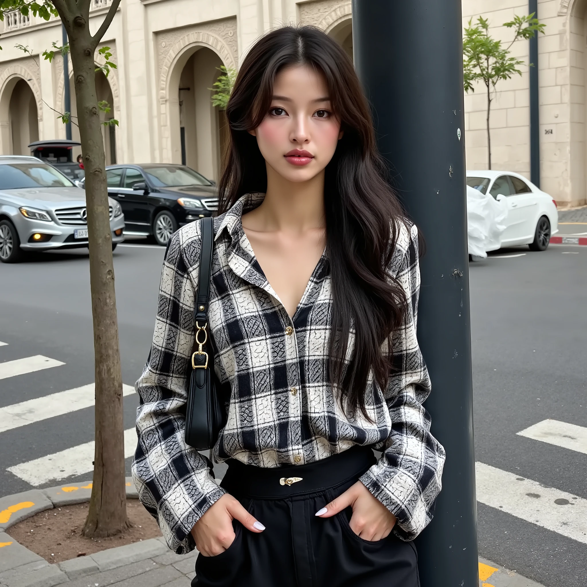 Crocodile pattern blouse