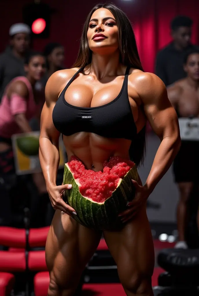 Beautiful young white woman with light blonde hair and blue eyes and fair skin hugging a giant strawberry posing for photo, Trend in CGTacing:, pose atraente, morango, hyper real render, Pose casual segurando morango gigante de dois metros, bunda forte, Coxas Fortes, seios grandes, cintura fina, pele cara, gogo dancer, mini saia curta, realista, top e shorts curto streetwear, cabelo loiro claro, shorts curto, mini saia curta, mulher jovem e voluptuosa, sexy, Top e Shorts, shorts despojados, cor de morango, Ross Tran 8 K, Amouranth, Sorriso aberto.
