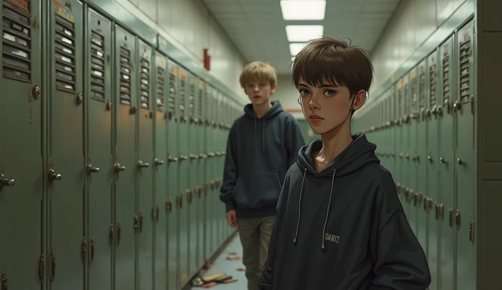 there is a boy sitting at a desk with a book in front of him, photorealistic movie still, ultra realistic 3d illustration, still from a live action movie, very realistic film still, realistic movie still, concept art of single boy, photorealistic dark concept art, cinematic matte illustration, pouty look :: octane render, ultra realistic picture, realistic face moody lighting