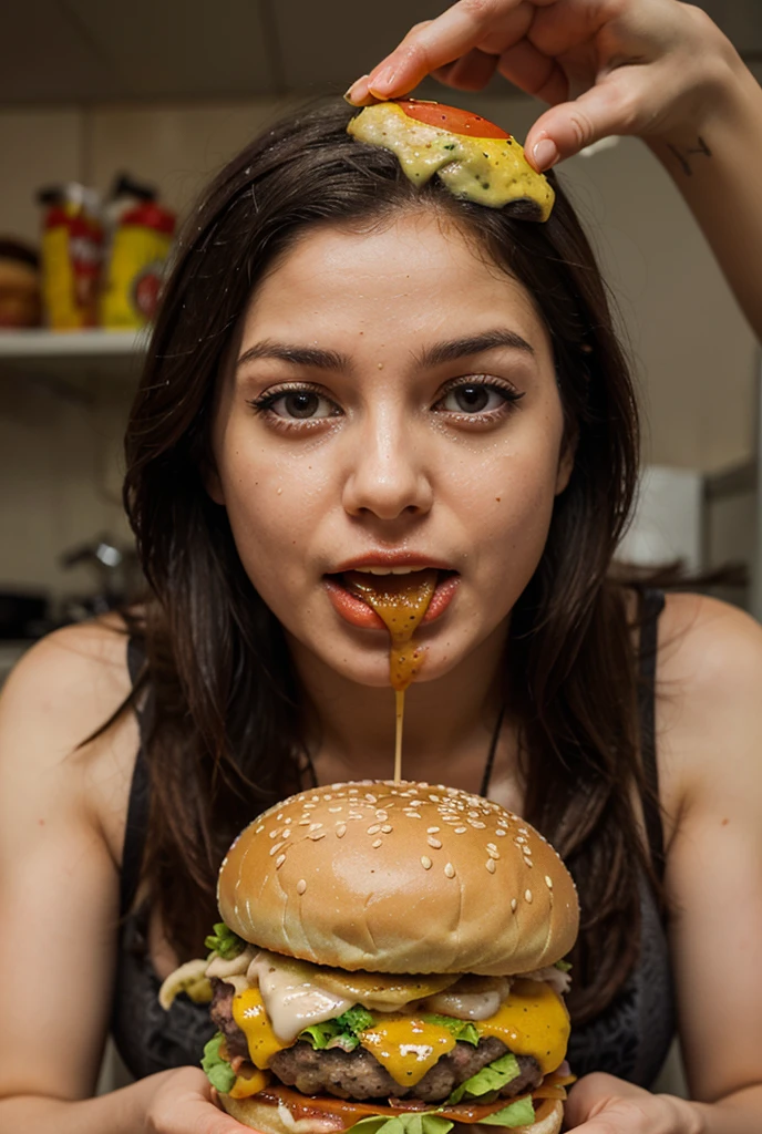 (masterpiece, best quality:1.2), in the garbage pile , school girls , school girls outfit, tight shirt ,  wet clothes, soaked, wet hair, wet skin, translucent, glistening with oil ,  dishevelled , skirt dark red , plaid skirt , pleated skirt , Tight shirt , white Shirt , school girl , red knot , red bow , school ,  big breasts , big tits , vomiting Food scraps from mouth flowing down stained her shirt , vomiting Food scraps from mouth flowing down her shirt , Puked up flowing , vomiting Food scraps from mouth pour down stained her shirt