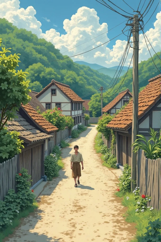 (((best quality)))),a boy 11year old, , street in front of a house, car ,digital cartoon painting art, painted in anime painter studio, stylized digital illustration, highly detailed digital painting, digital painting highly detailed, high quality digital painting, realistic painting style, very detailed digital painting, beautiful digital painting, cartoon digital painting, detailed digital painting, made with anime painter studio, studio ghibli sunlight, summer