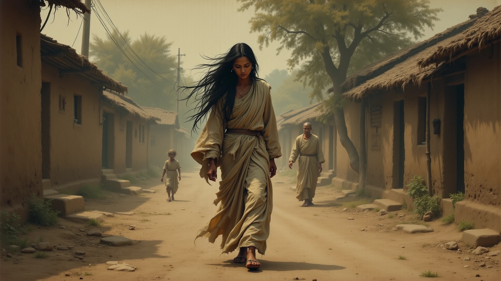 A woman draws criticism from her villagers