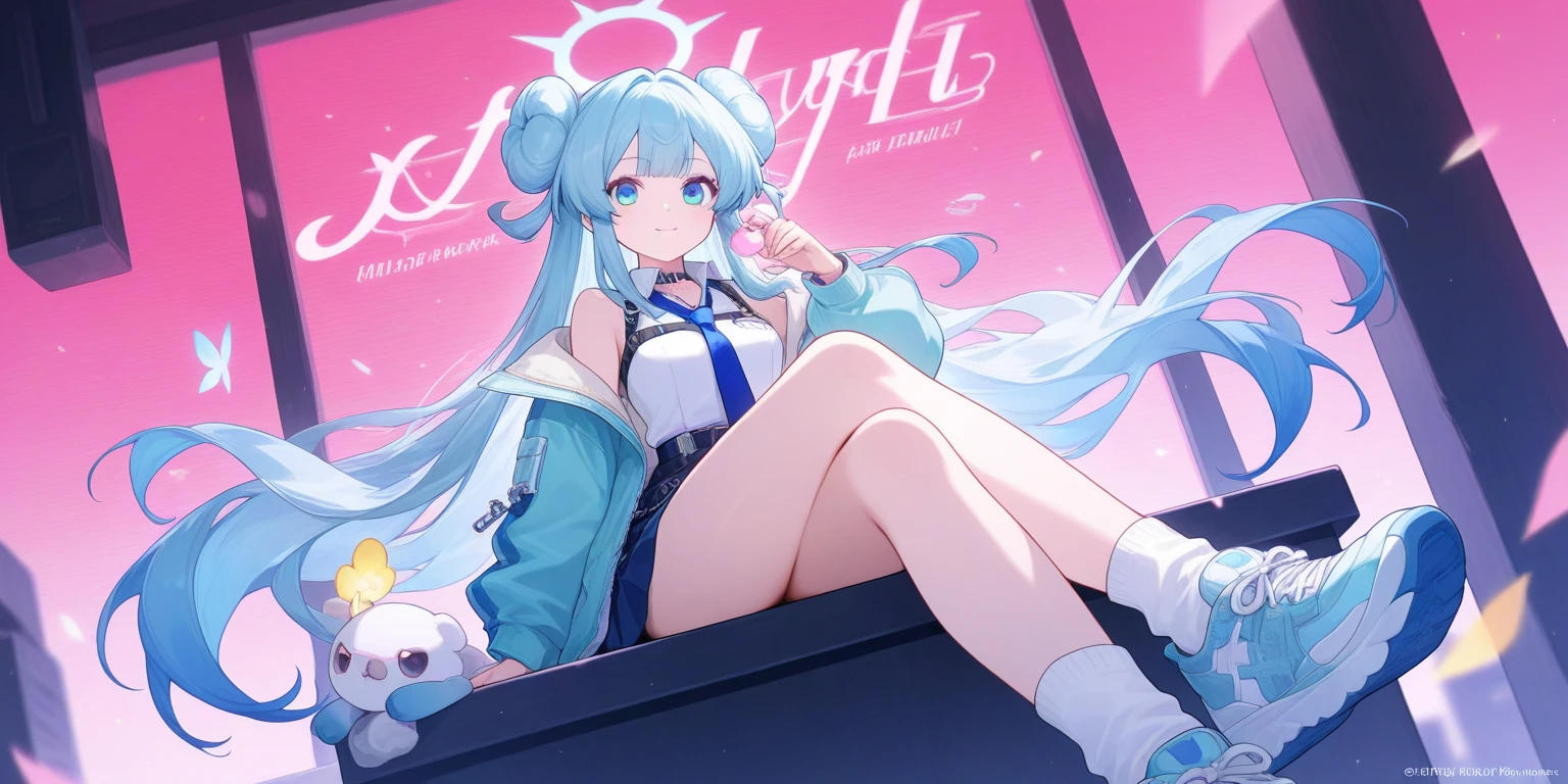 (shylily/(Twich/):1.5),(masterpiece:1.2),(best quality:1.2),、A sexy、Slimed,woman using big screen computer、、Semi-long hair、Wearing cool headphones,{ Black Parker Oversized },Beautiful and delicate eyes,thinking,Black clothes,
