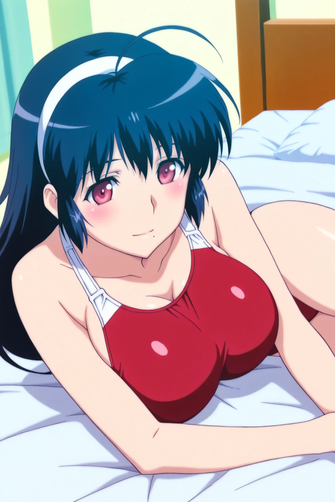 kyoko,score_9,score_8_upper,score_7_upper,sauce_アニメ,One girl,alone、Micro Bikini,Spread your legs,Lying down,Sad face,:d,arms_behind_return,rope、Bondage、Tie up、Rural landscape、